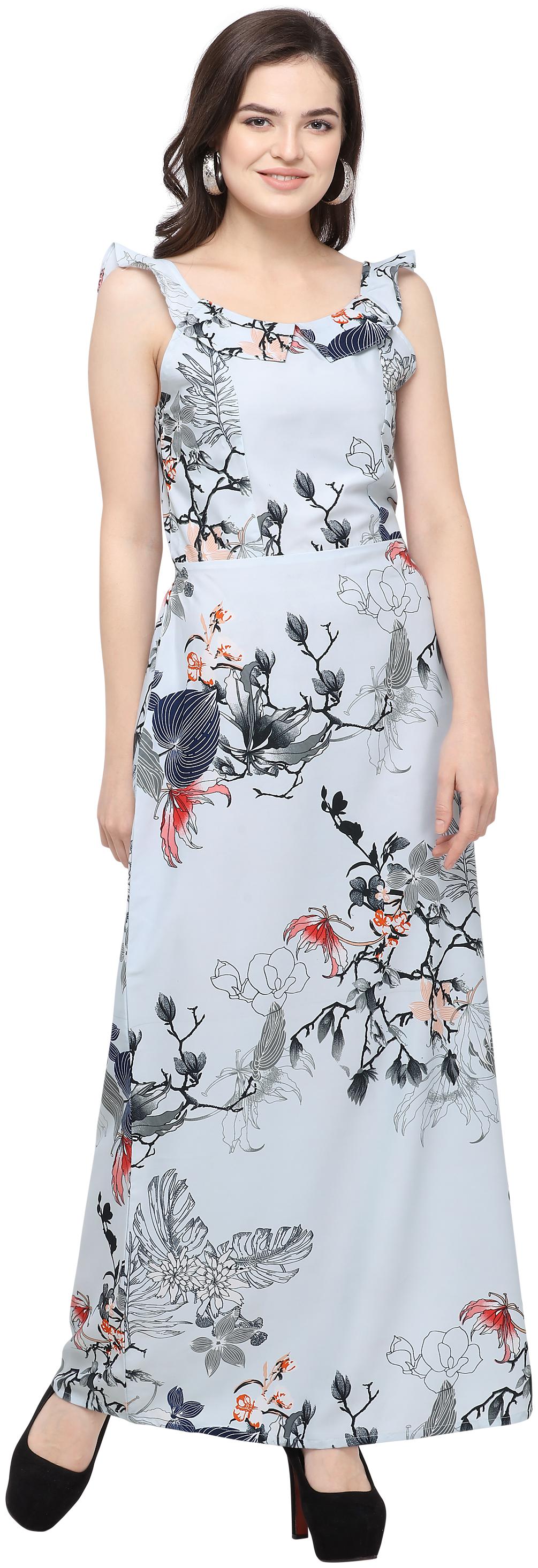 

Fbella Multi Floral Maxi dress