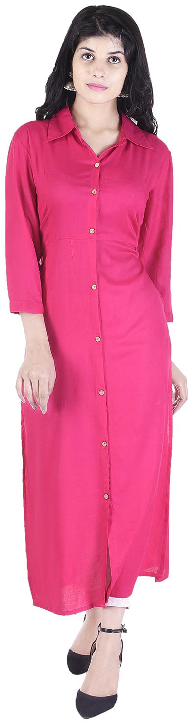 

Fema Sky Women s Rayon Solid Kurti