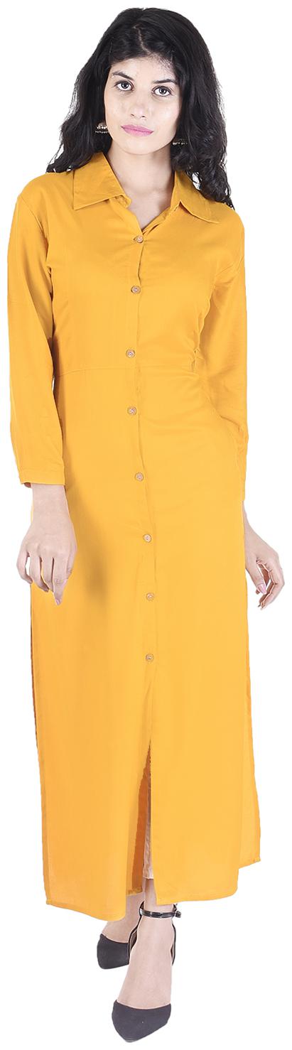 

Fema Sky Women s Rayon Solid Kurti