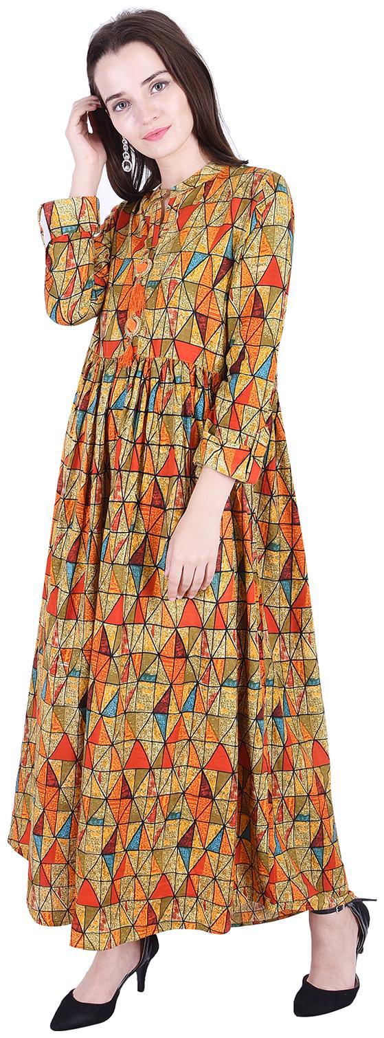 

Fema SKY Women Multi Printed Anarkali Kurti