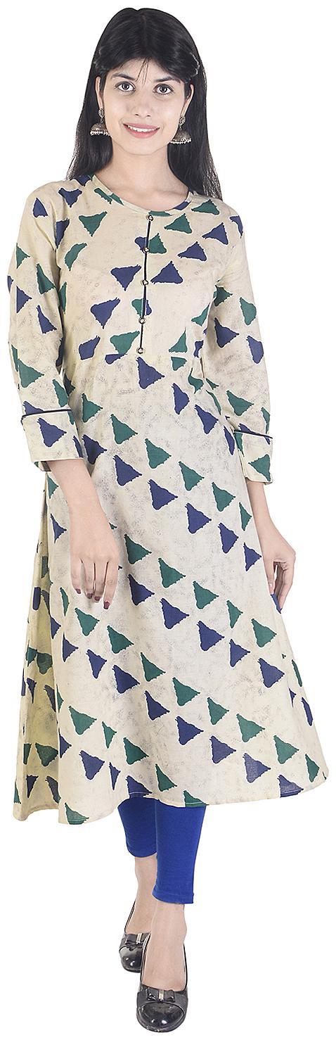 

Fema Sky Women s Rayon Printed Kurti