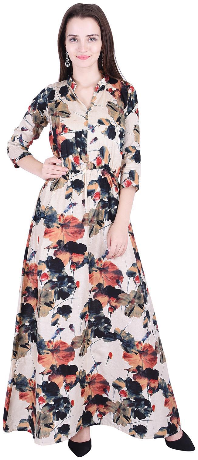 

Fema SKY Women Multi Printed Anarkali Kurti