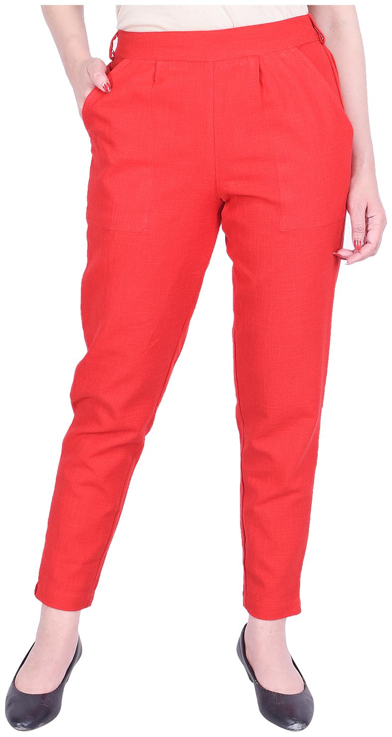 

Fema SKY Women Red Slim fit Cigarette pants