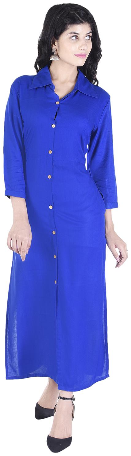 

Fema Sky Women s Rayon Solid Kurti