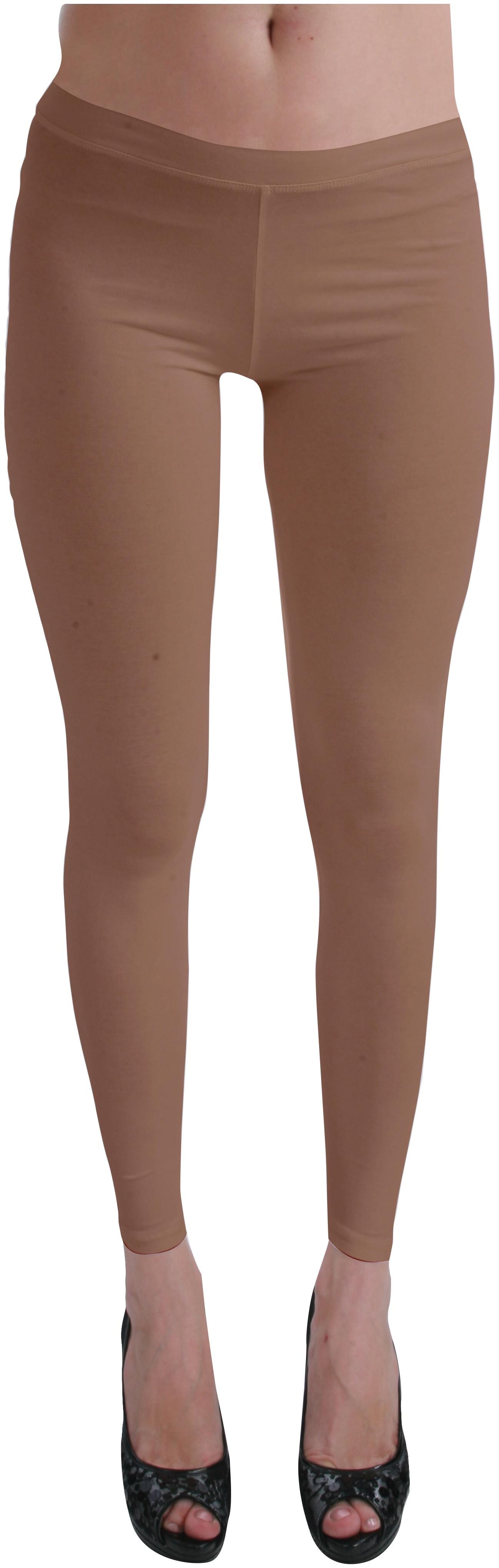 

Femmora Blended Solid Brown Color Leggings