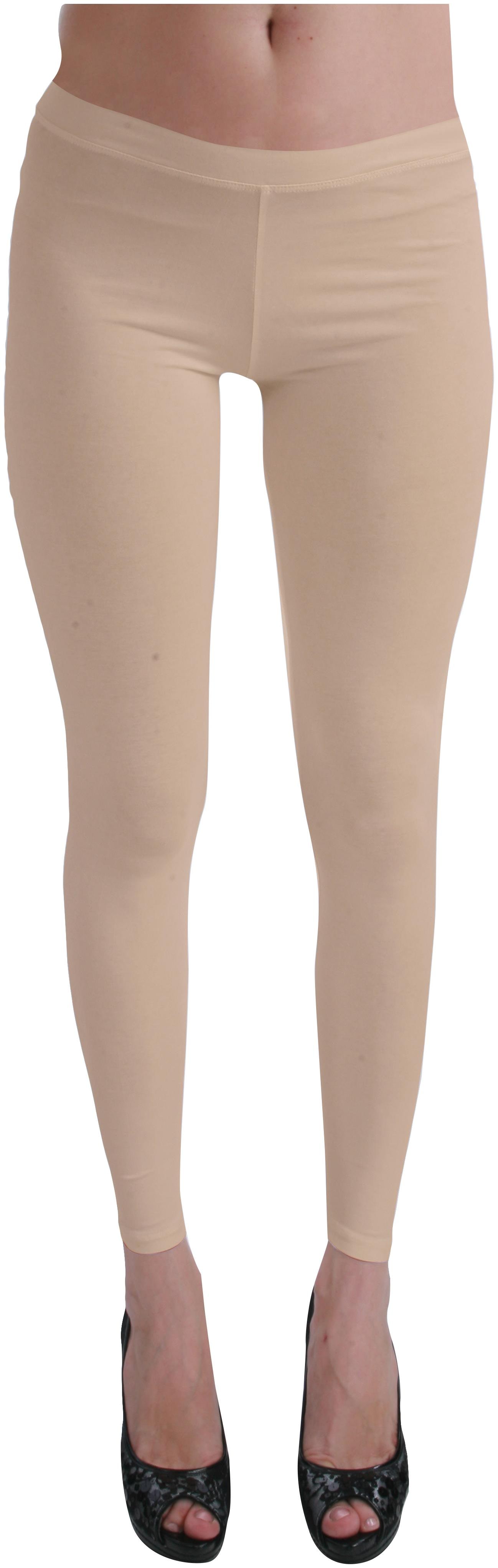 

Femmora Blended Solid Cream Color Leggings