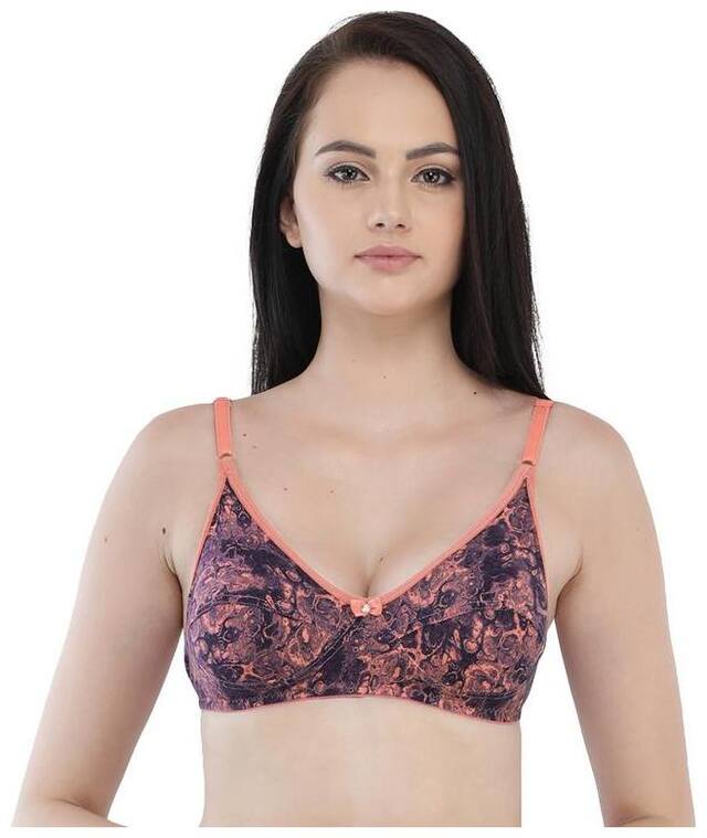 FEMULA Non Padded Cotton Push Up Bra - Multi