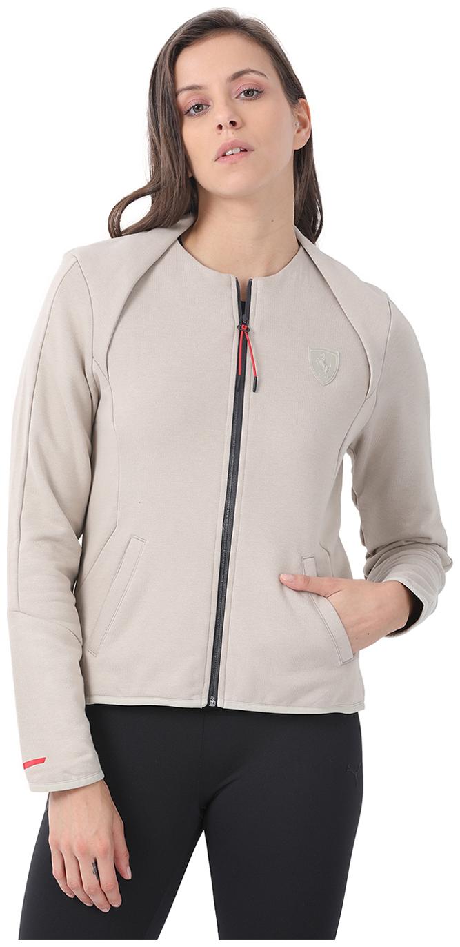 

Puma Women Solid Regular Jacket - Cream