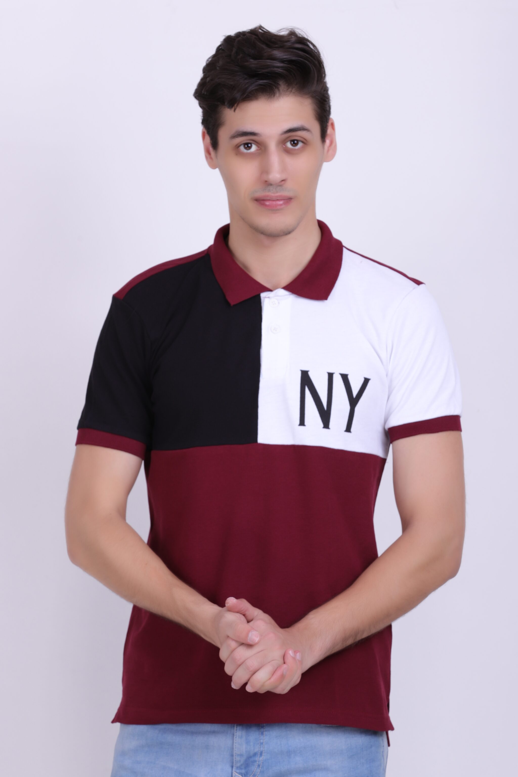 

Fidato Men Multi Regular fit Cotton Polo collar T-Shirt - Pack Of 1