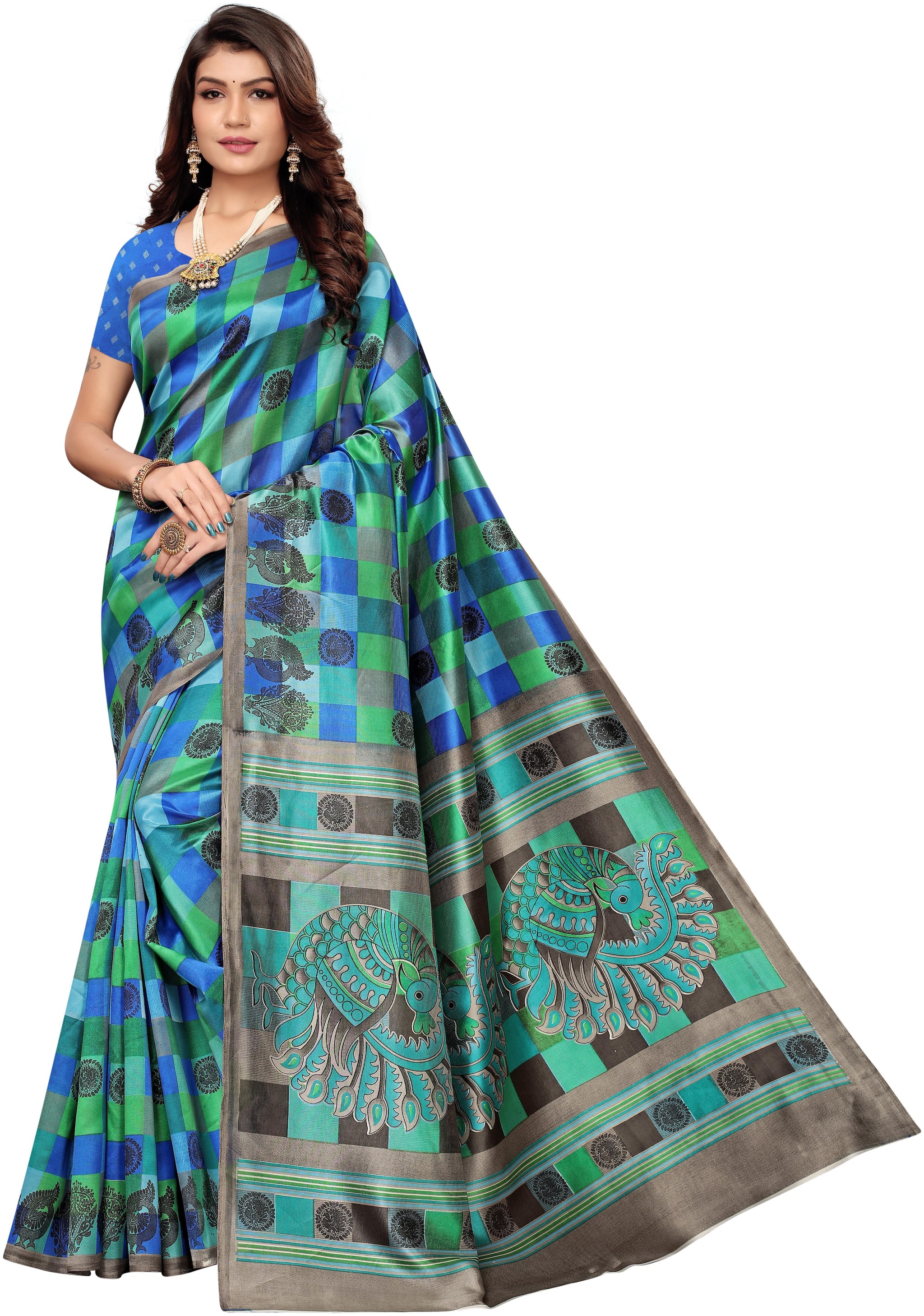

FIESTREE Women Artificial Silk saree Multi