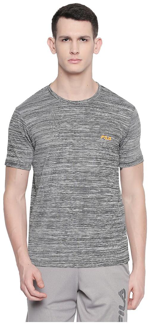 

Fila Men Black Slim fit Cotton Round neck T-Shirt - Pack Of 1
