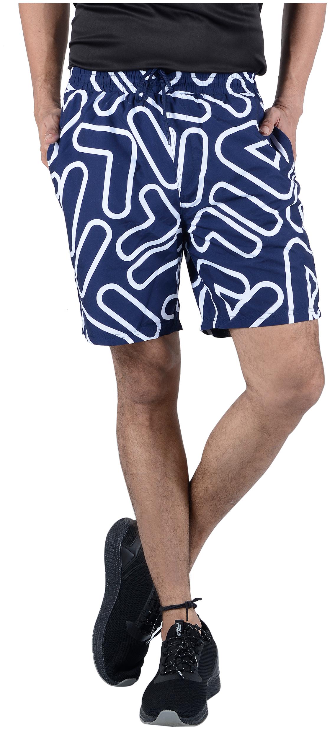 

Fila Cotton Printed Blue Color Shorts For Men