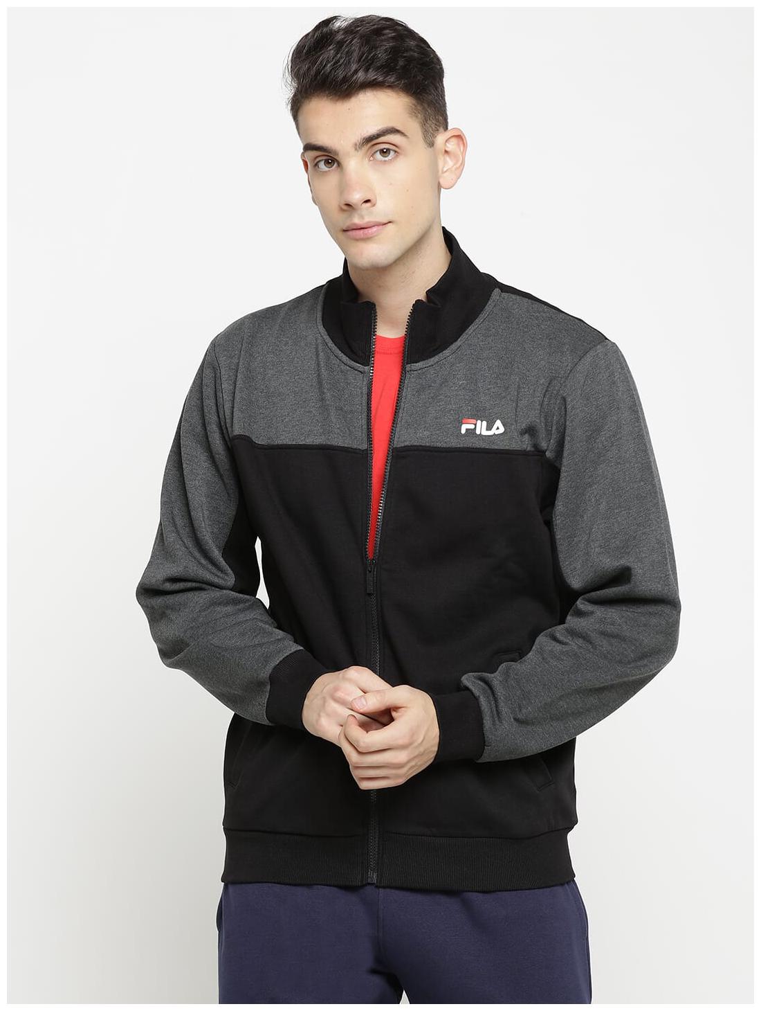 

Fila Men Black Hooded Sweatshirt