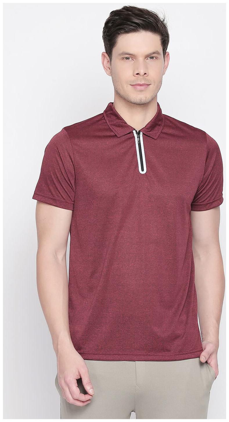 

Fila Men Maroon Slim fit Polyester Polo collar T-Shirt - Pack Of 1
