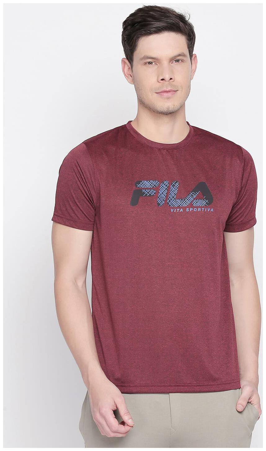 

Fila Men Maroon Slim fit Polyester Round neck T-Shirt - Pack Of 1