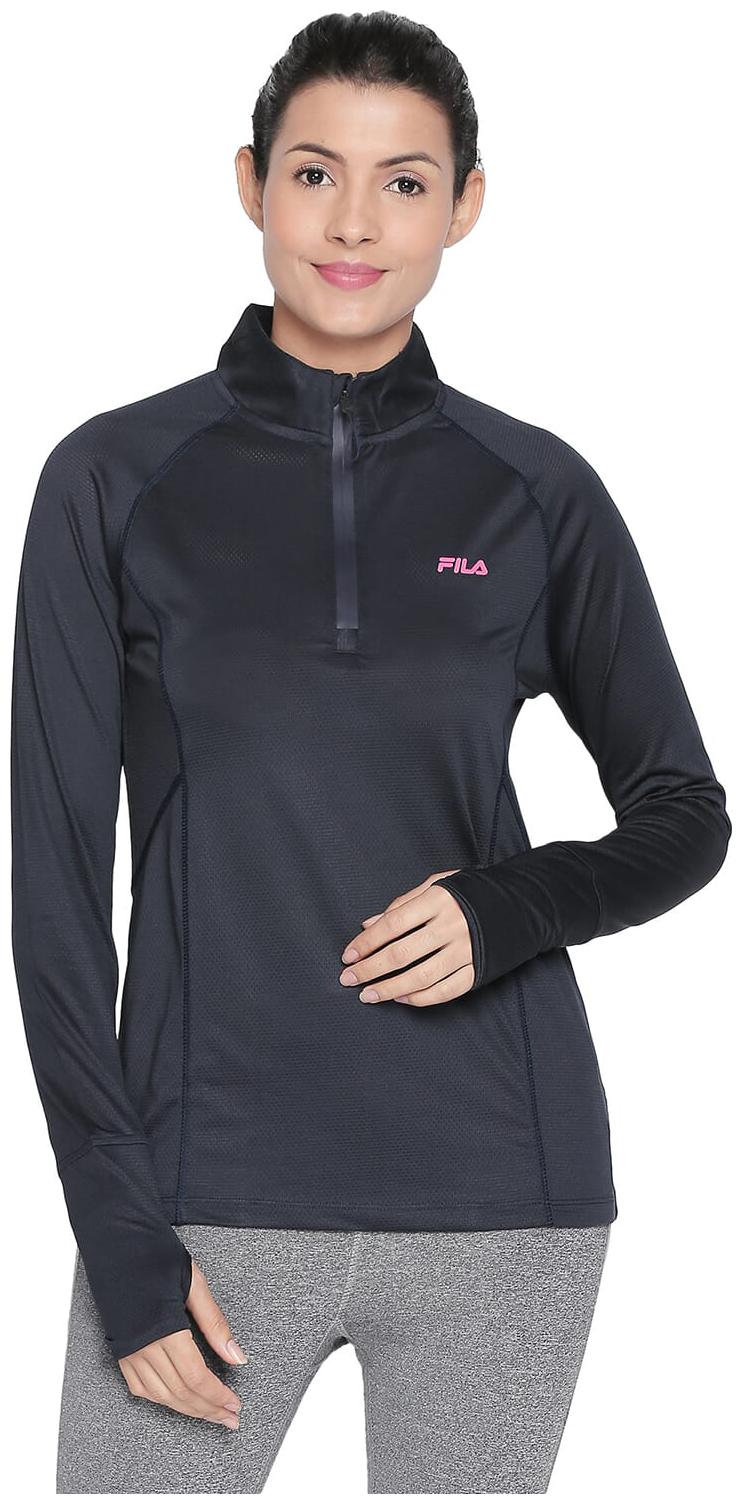 

Fila Women Solid Sports Jacket - Blue