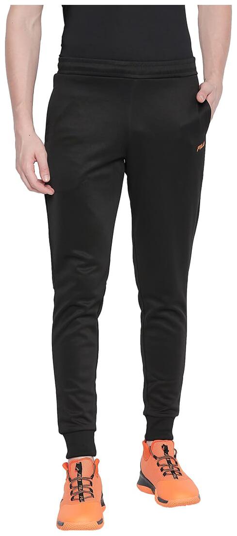 

Fila Men Black Solid Slim fit Joggers