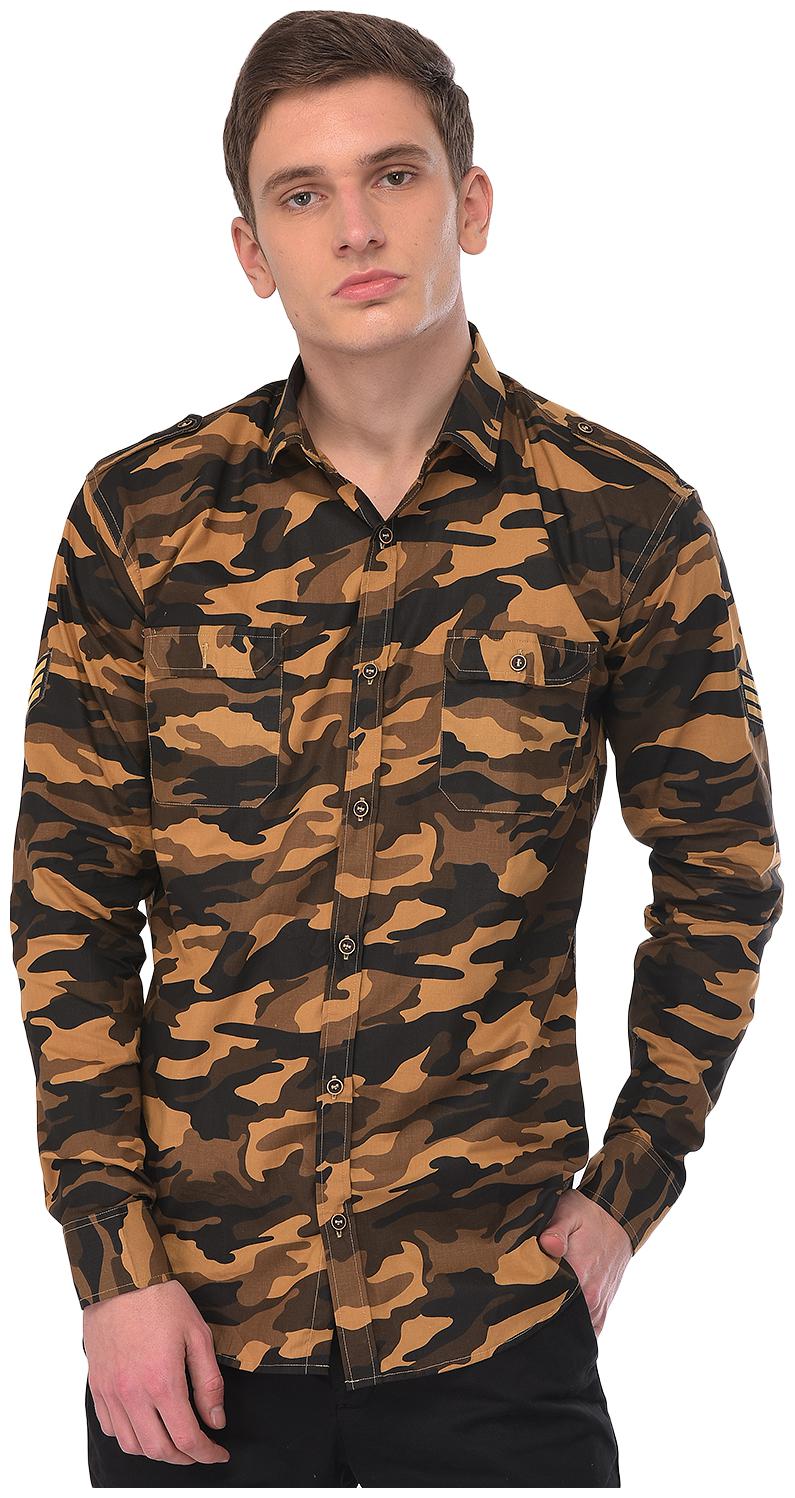 

FINCHLANE Men Multi Camouflage Slim Fit Casual Shirt