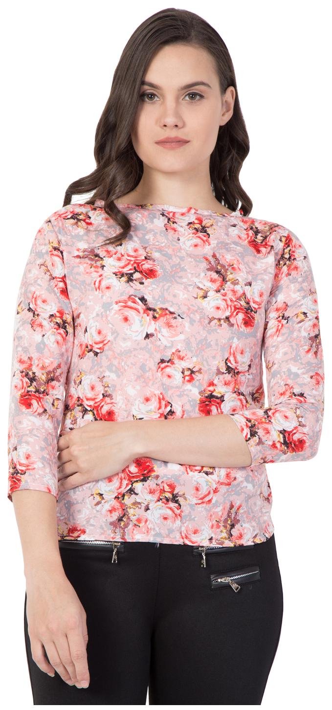 

Fine Women Floral A-line top - Pink