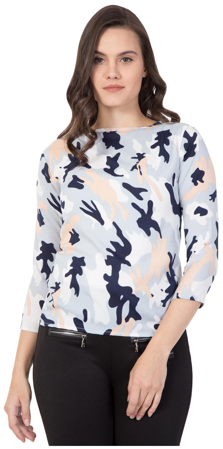 

Fine Women Solid A-line top - Green