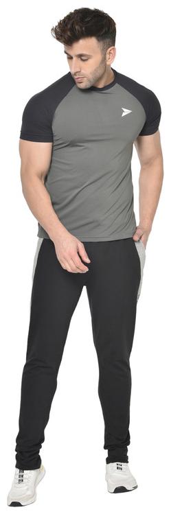 

FITINC Men Black Solid Slim fit Track pants
