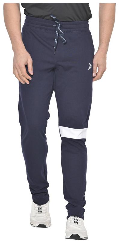 

FITINC Men Blue Solid Slim fit Track pants