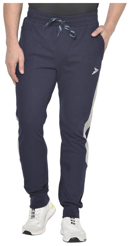 

FITINC Men Blue Solid Slim fit Track pants