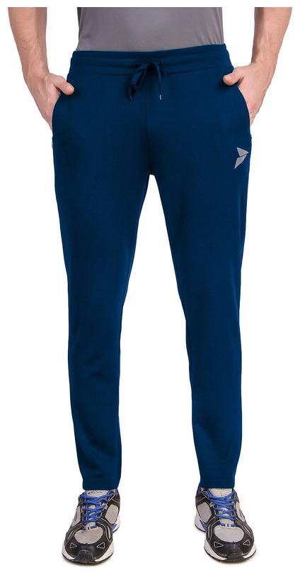 

FITINC Men Blue Solid Slim fit Track pants
