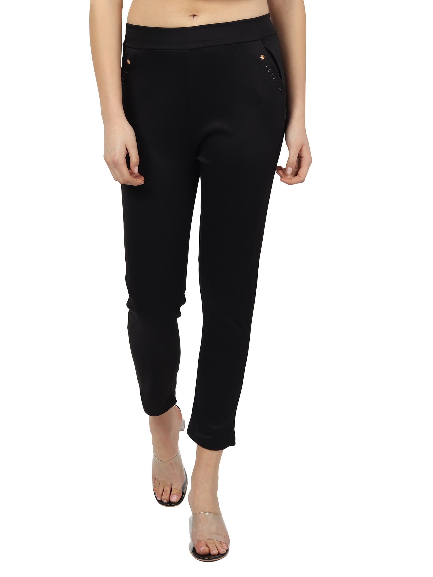 

FitMiss Women Black Slim fit Jegging