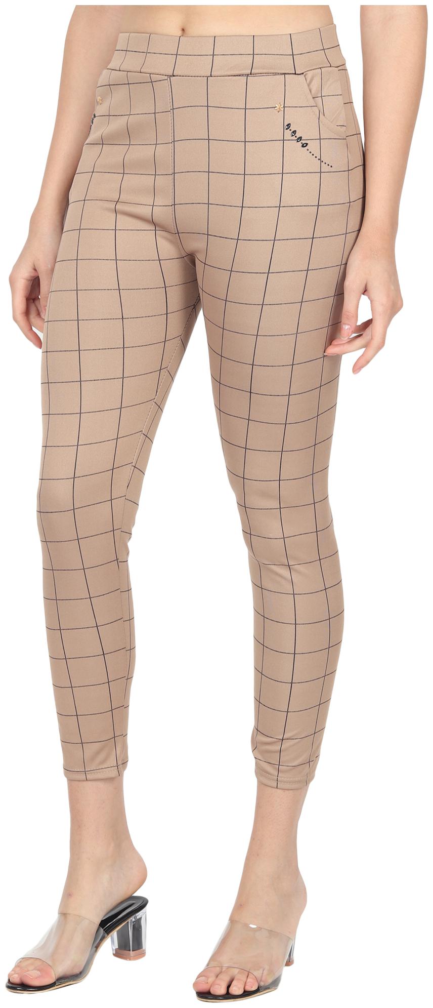 

FitMiss Women Beige Slim fit Jegging