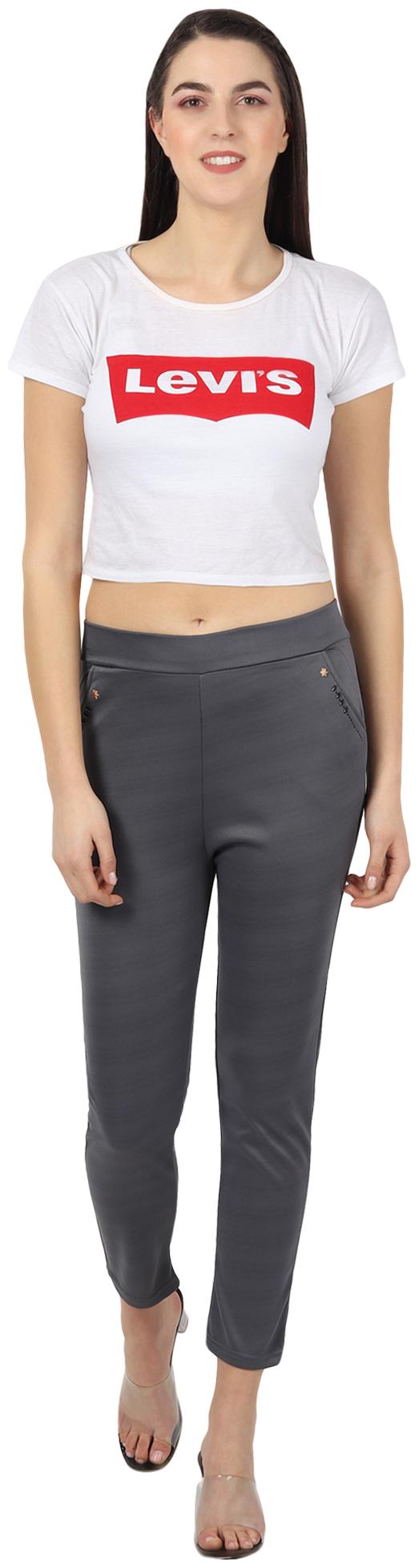 

FitMiss Women Grey Slim fit Jegging