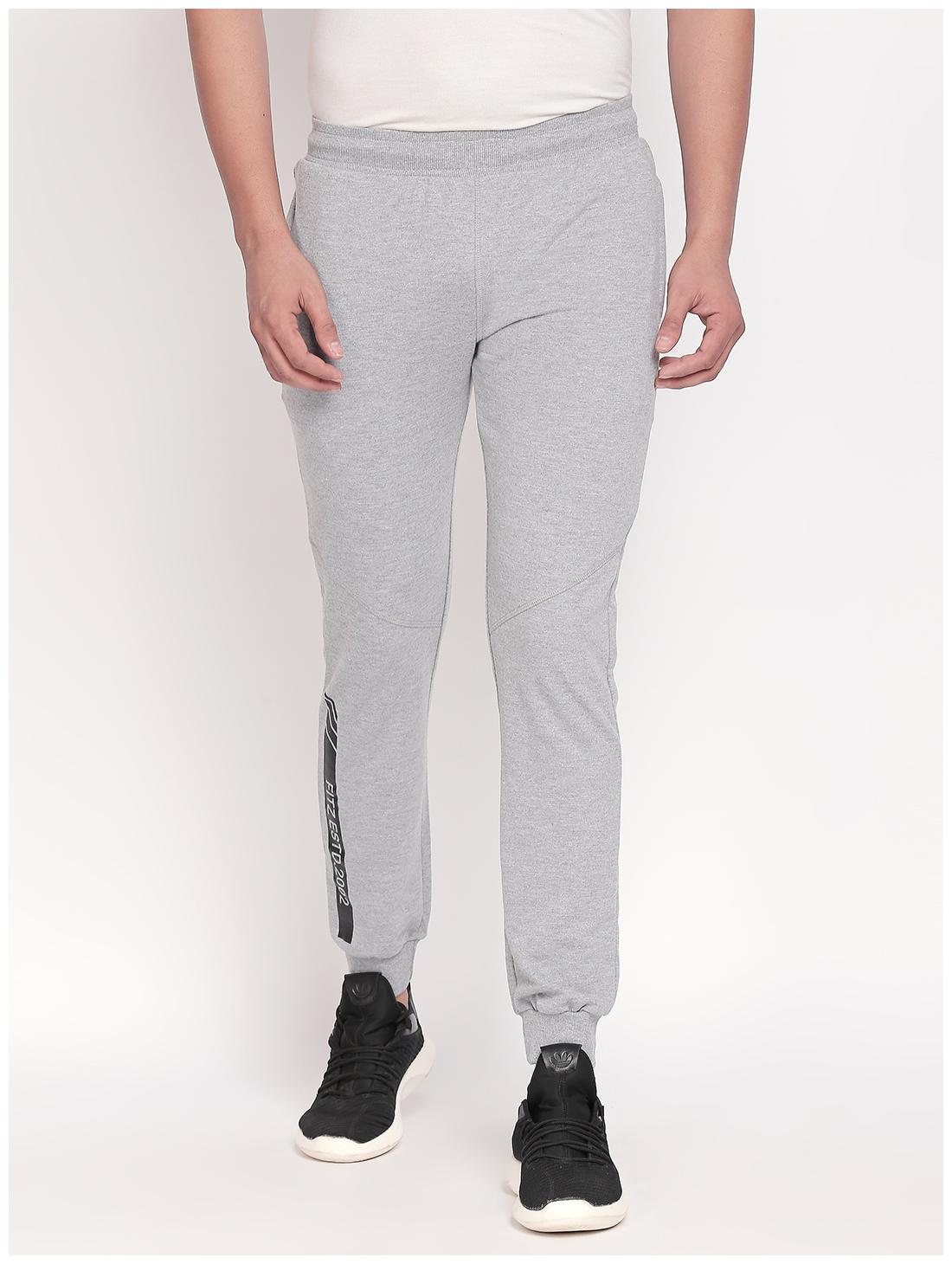 

Fitz Men Grey Solid Slim fit Joggers
