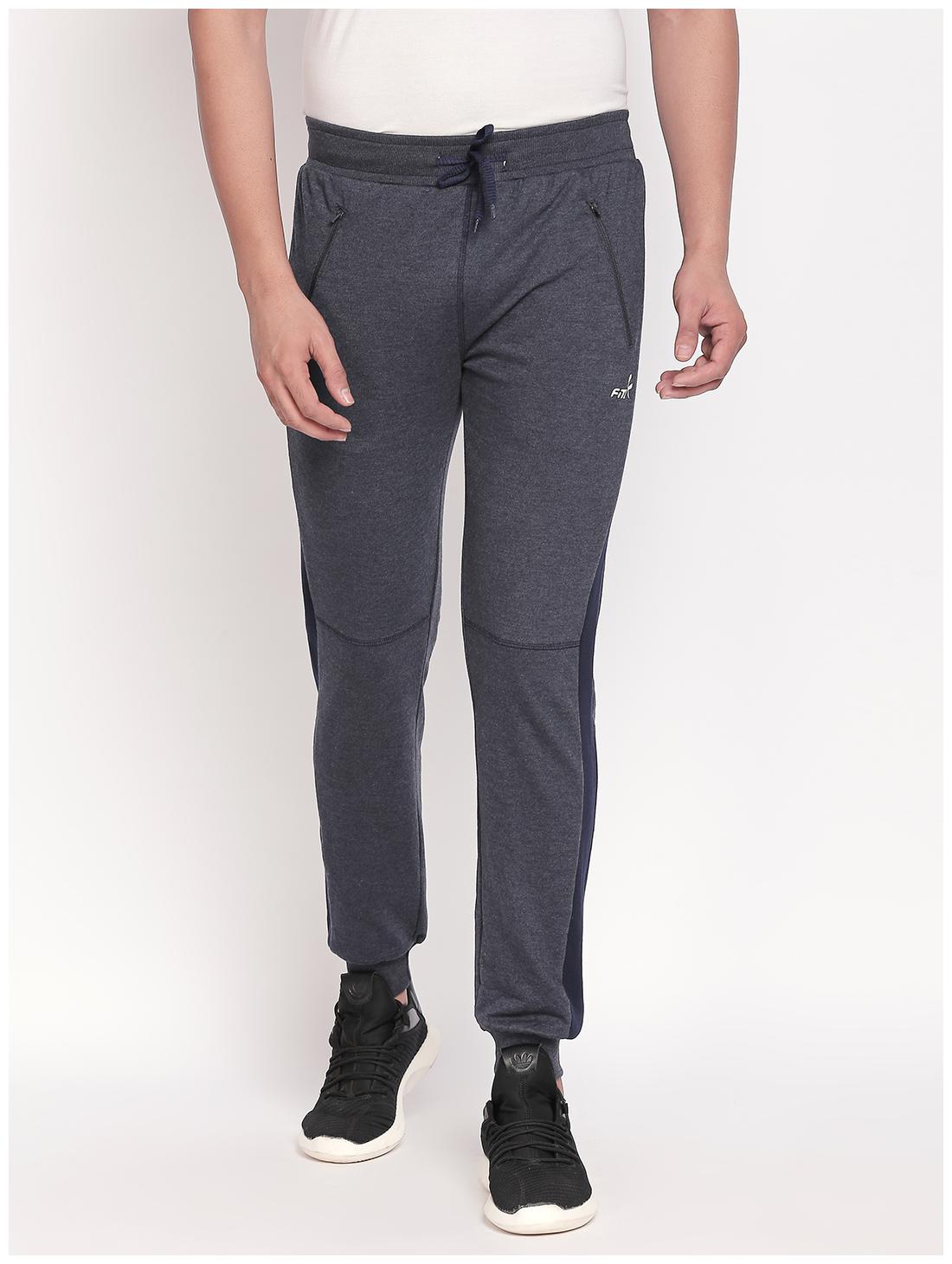

Fitz Men Grey Solid Slim fit Joggers
