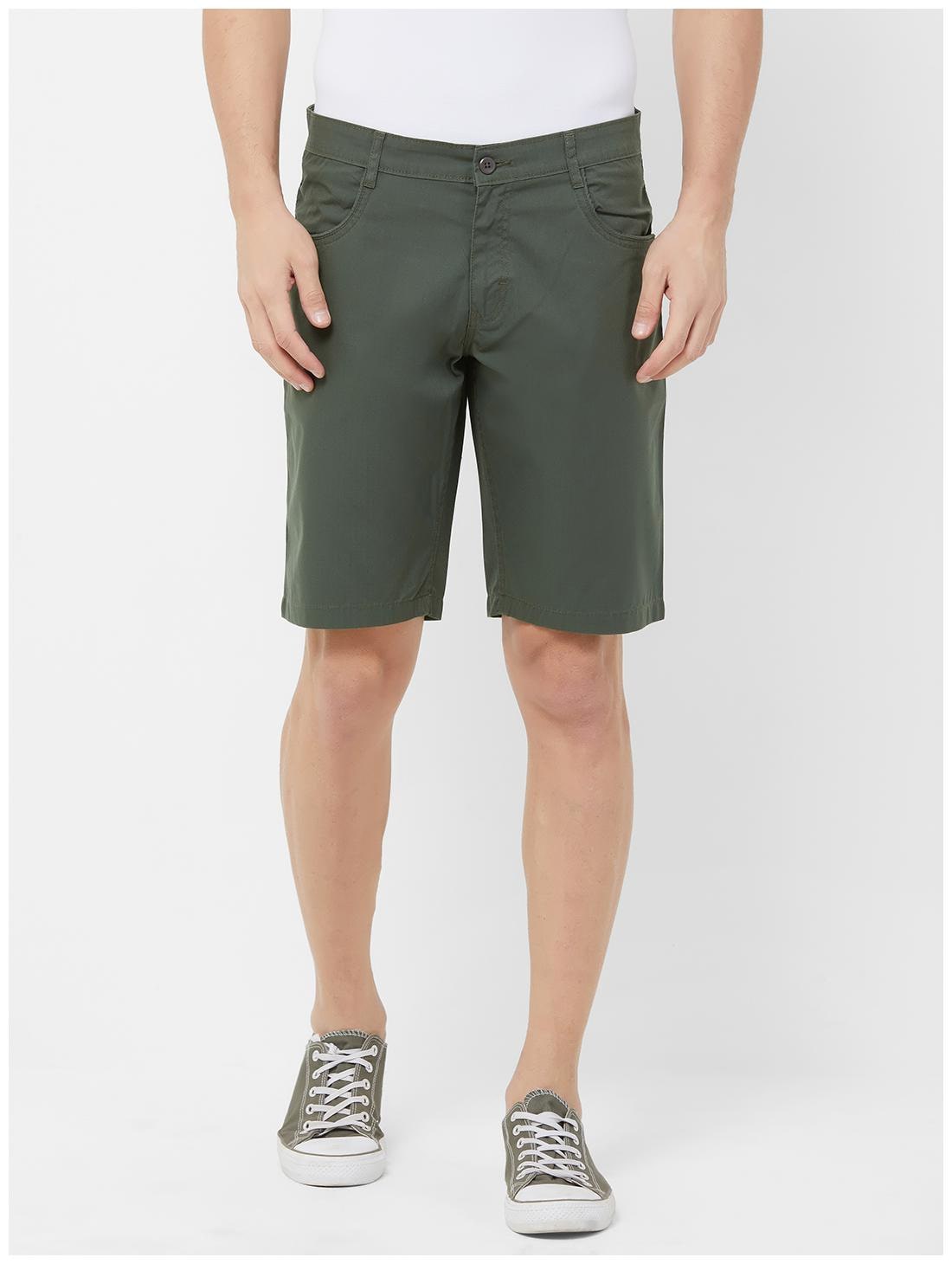 

Fitz Men Green Regular Fit Regular Shorts