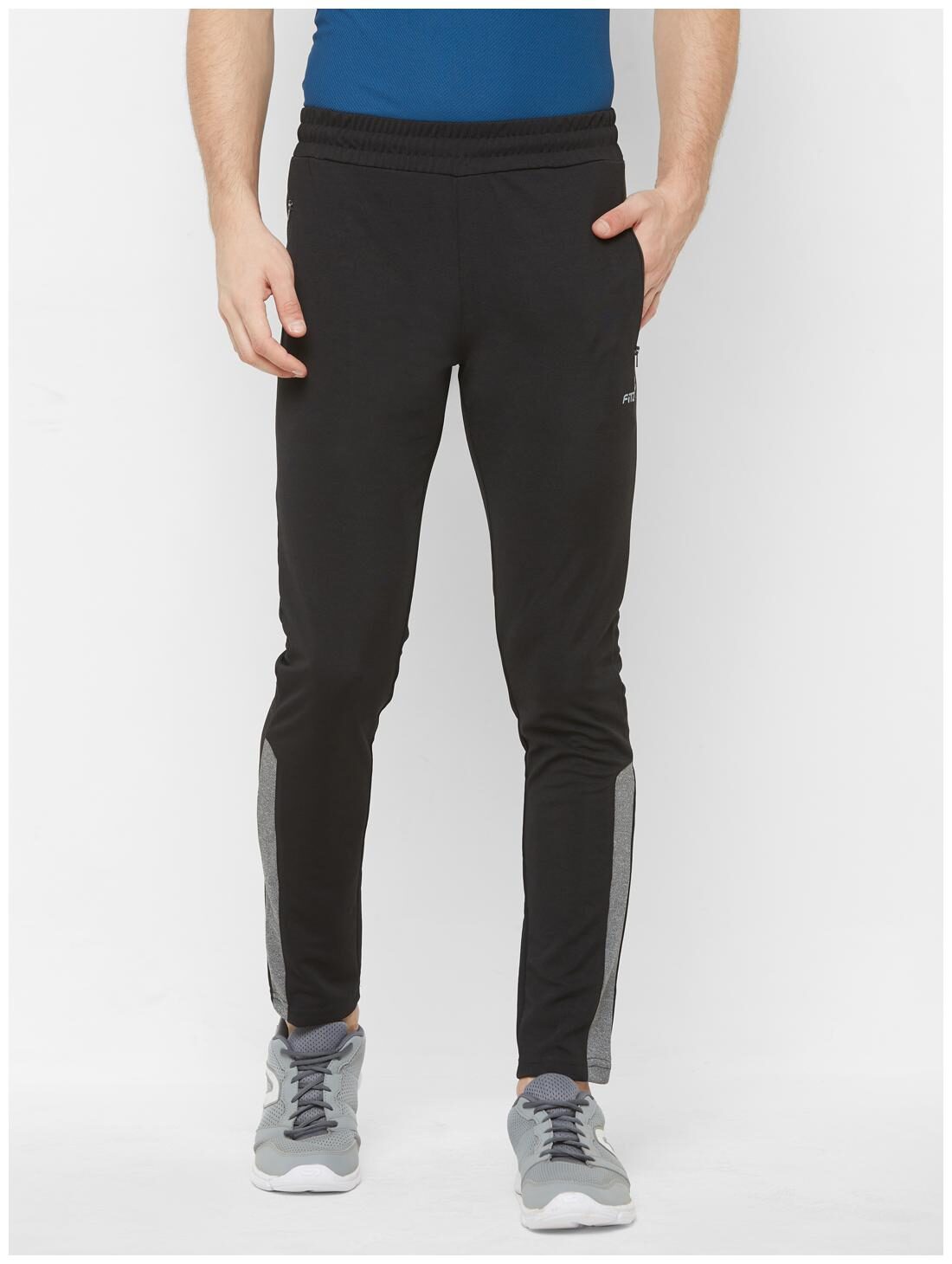 

Fitz Men Black Solid Slim fit Track pants