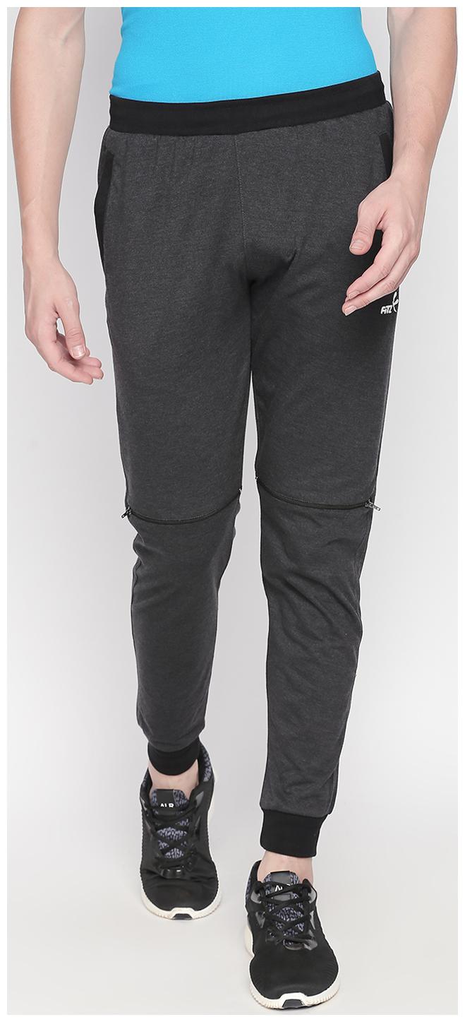 

Fitz Men Grey Solid Slim fit Joggers