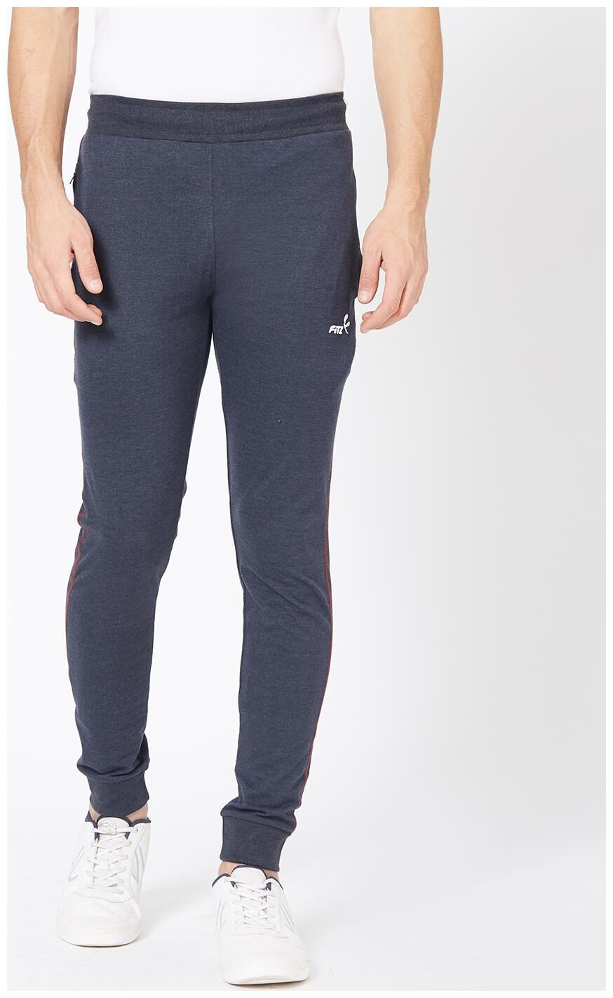 

Fitz Men Blue Solid Regular fit Track pants