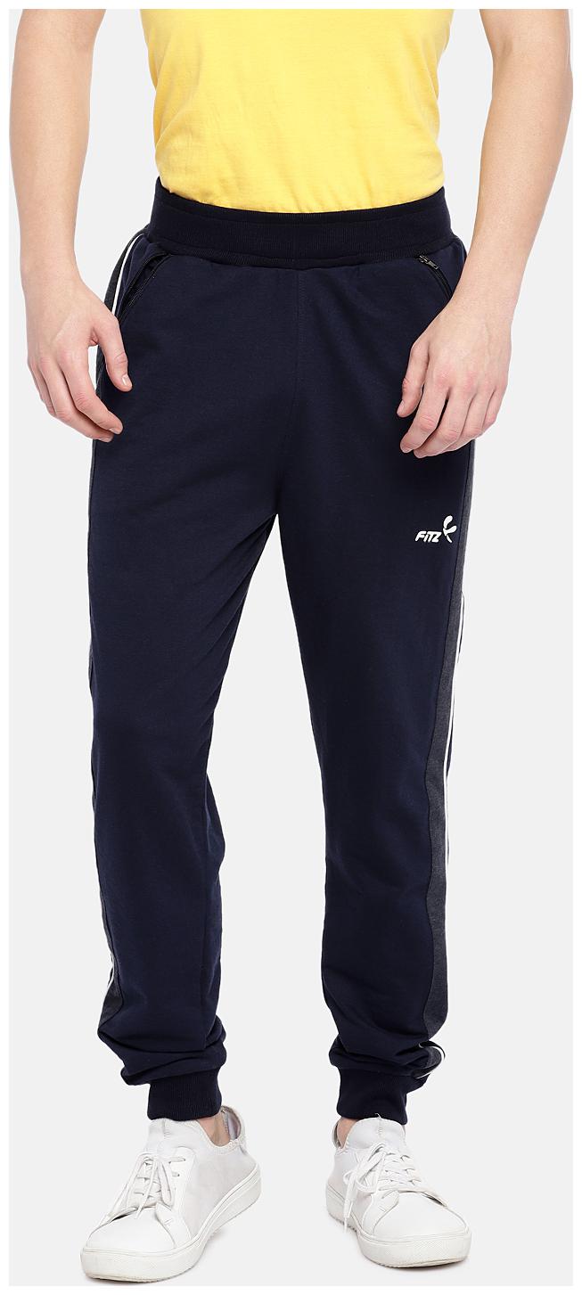 

Fitz Men Blue Solid Regular fit Track pants