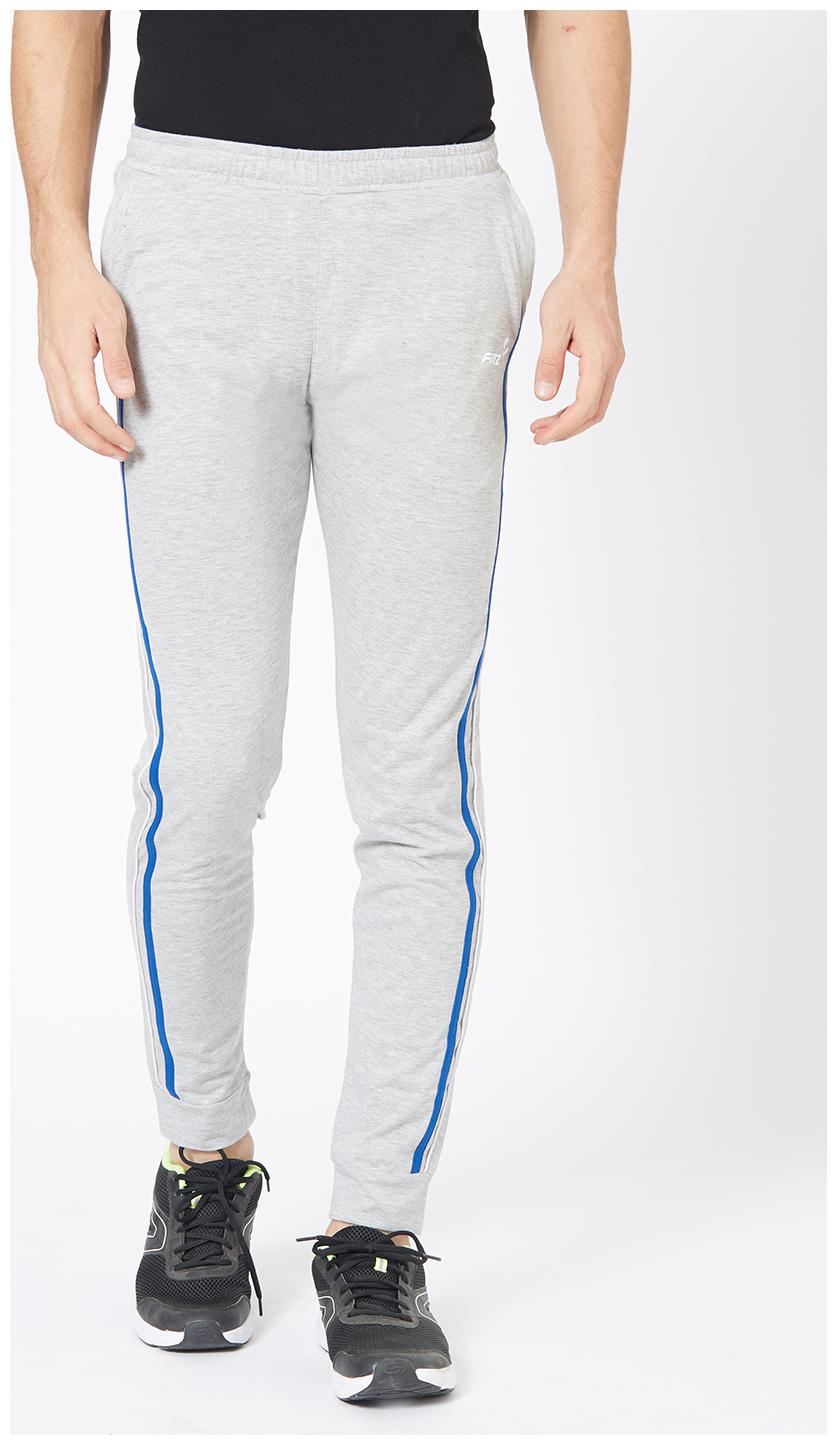 

Fitz Men Grey Solid Regular fit Track pants