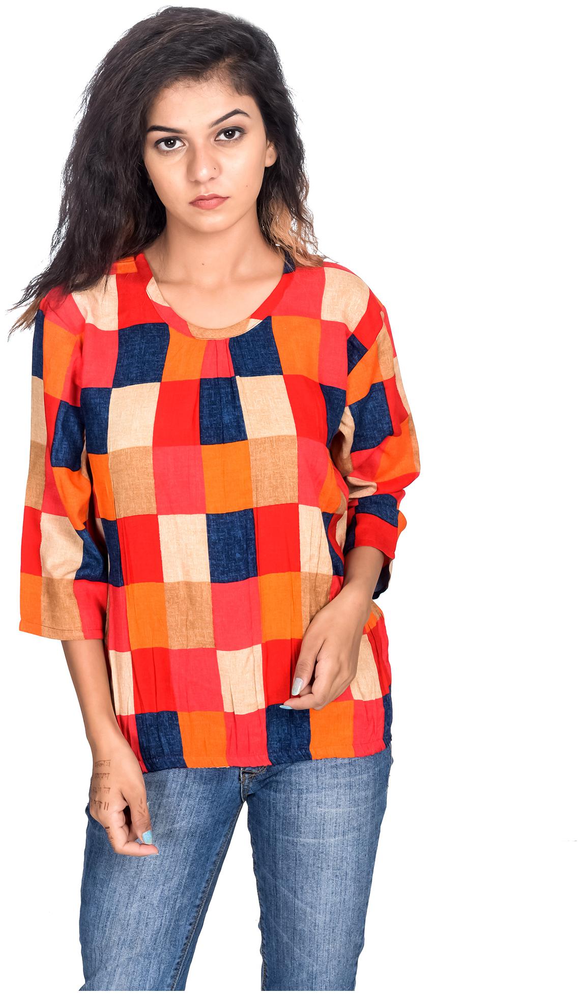 

Flamboyant Women Printed Regular top - Multi