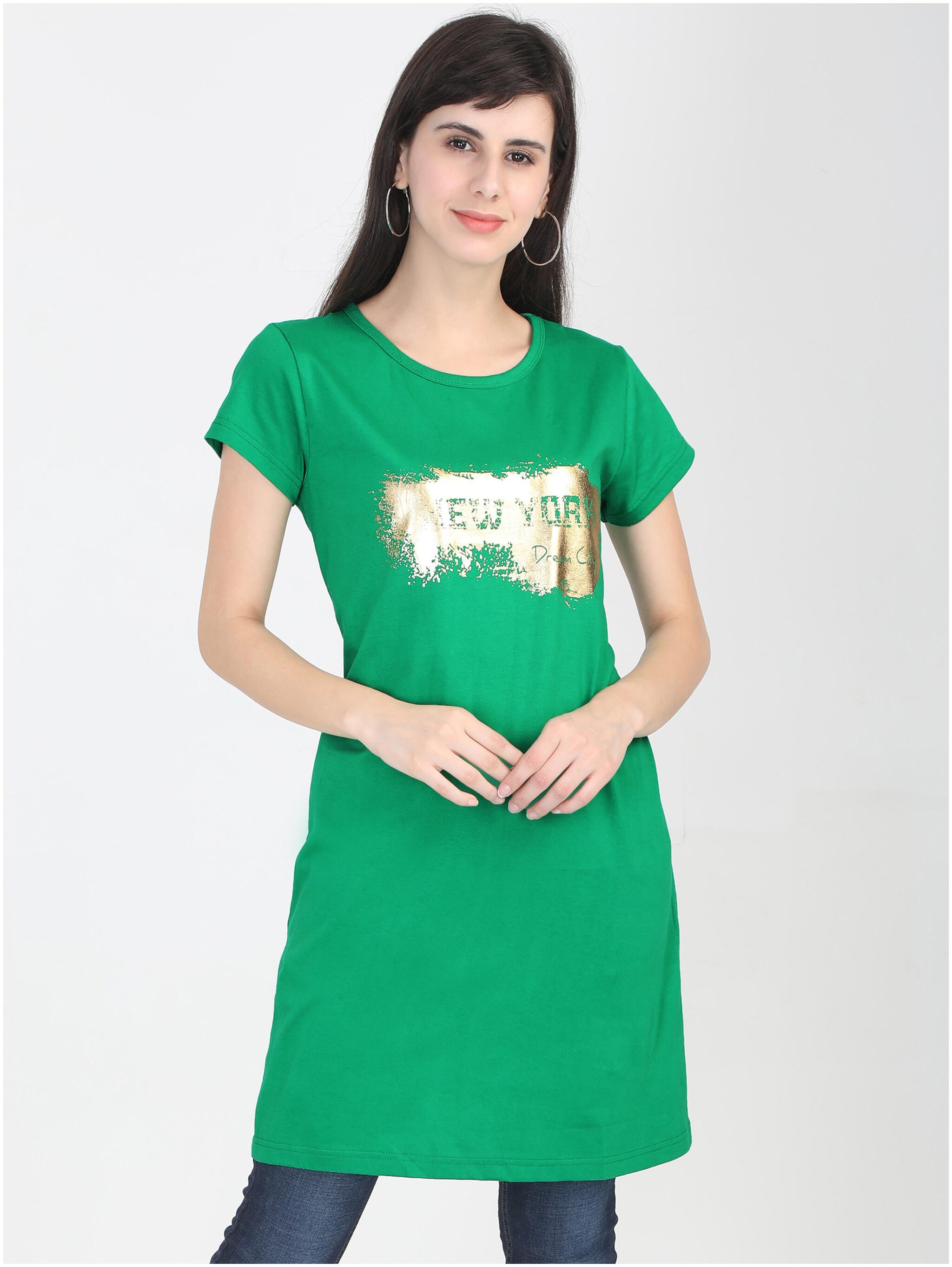 

Fleximaa Women Printed Regular top - Green