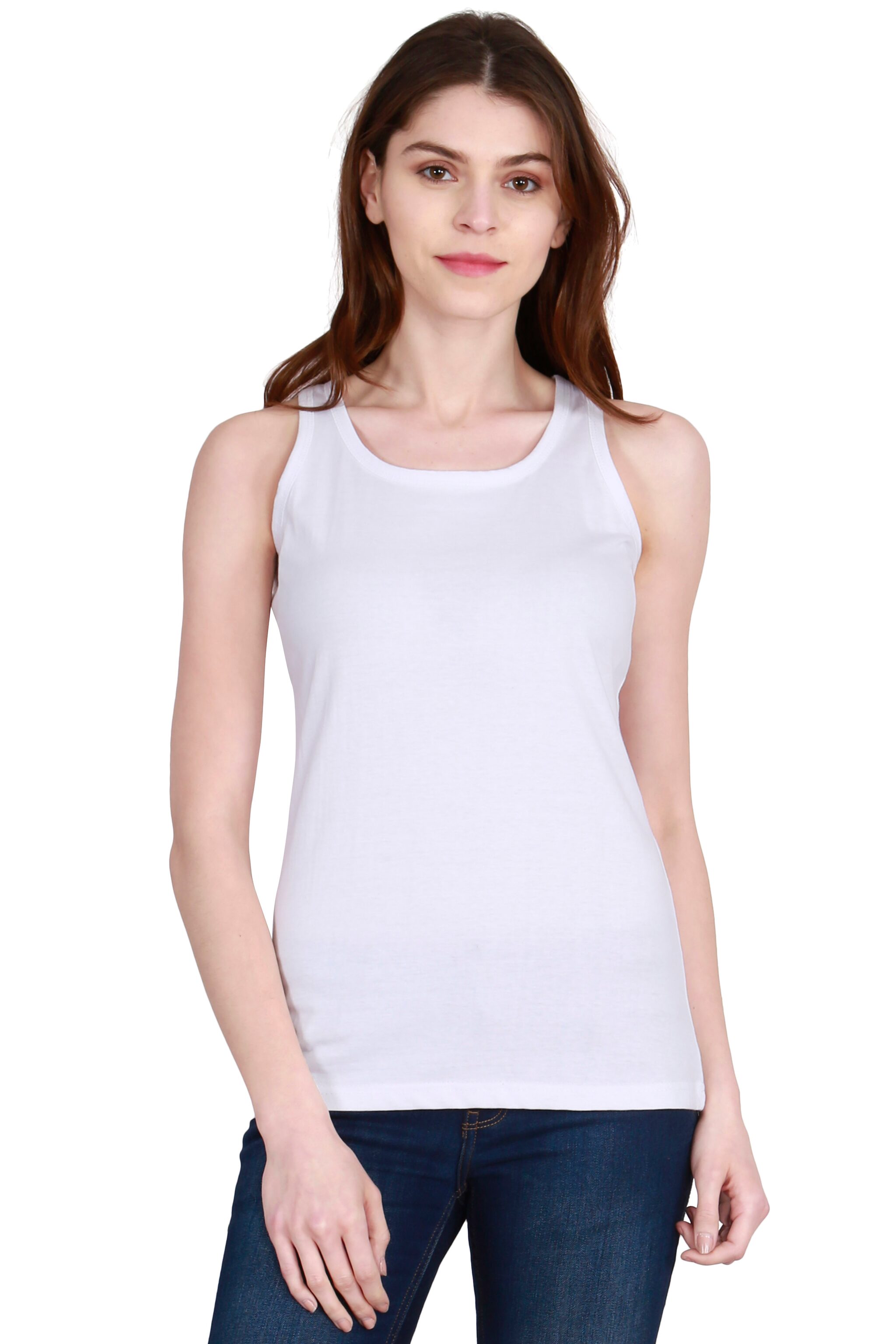

Fleximaa Women Solid Regular top - White