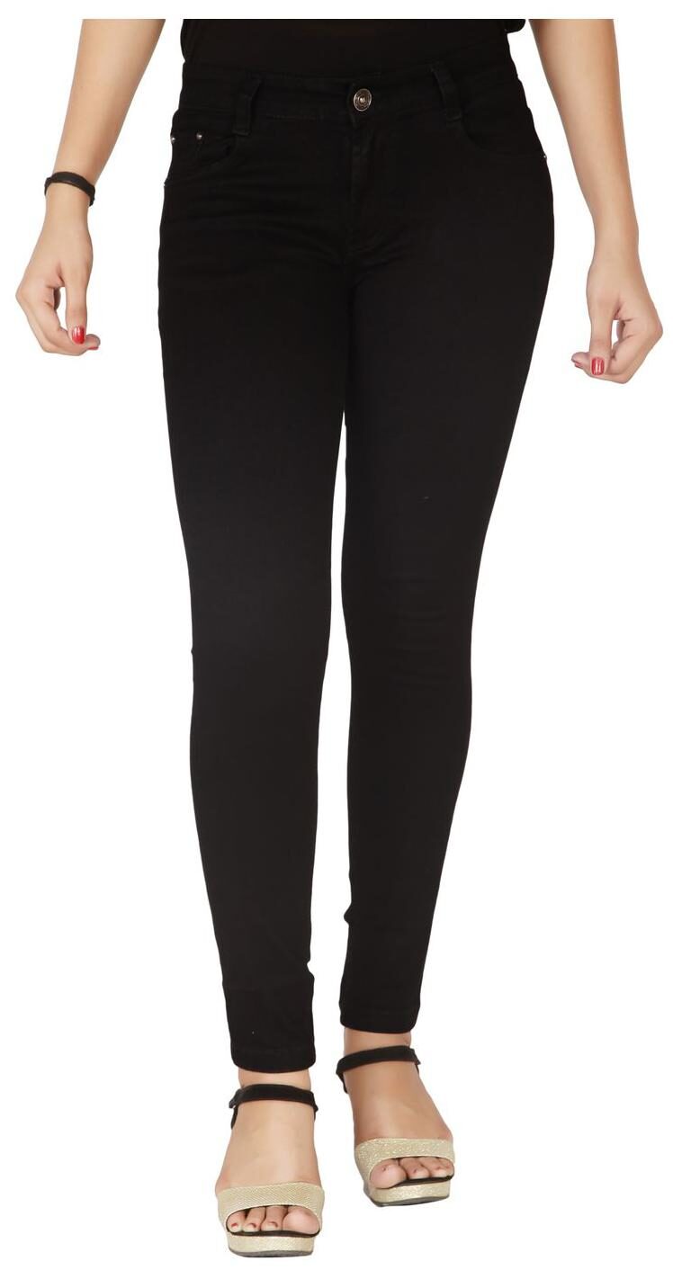

Flirt Nx Women s High Rise Stretchable Black Jeans