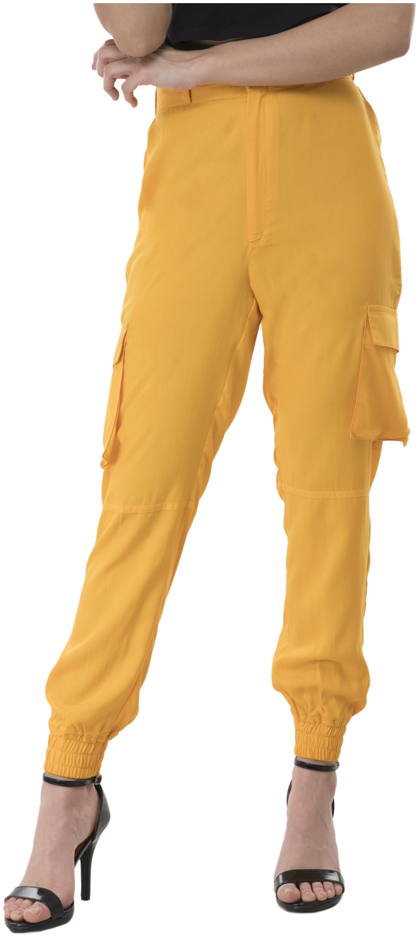 

FLIRTIVARIUS Women Yellow Regular fit Jogger