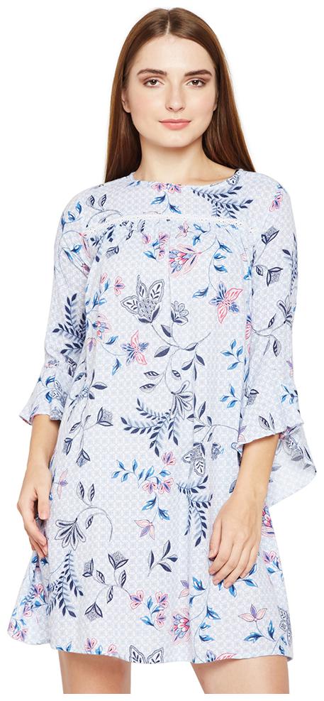 

OXOLLOXO Multi Printed A-line dress