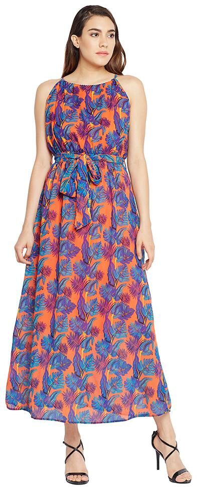 

Oxolloxo Multi Solid A-line dress