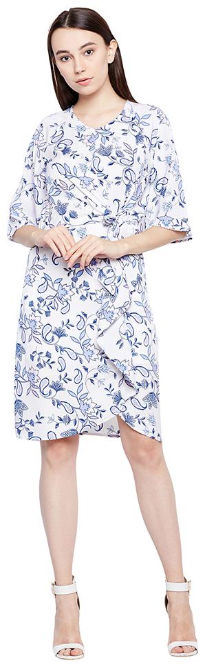 

OXOLLOXO White Printed A-line dress