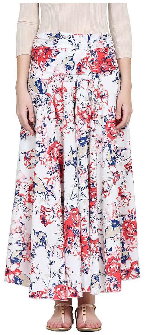 

Trend Arrest White Floral Flared Palazzo