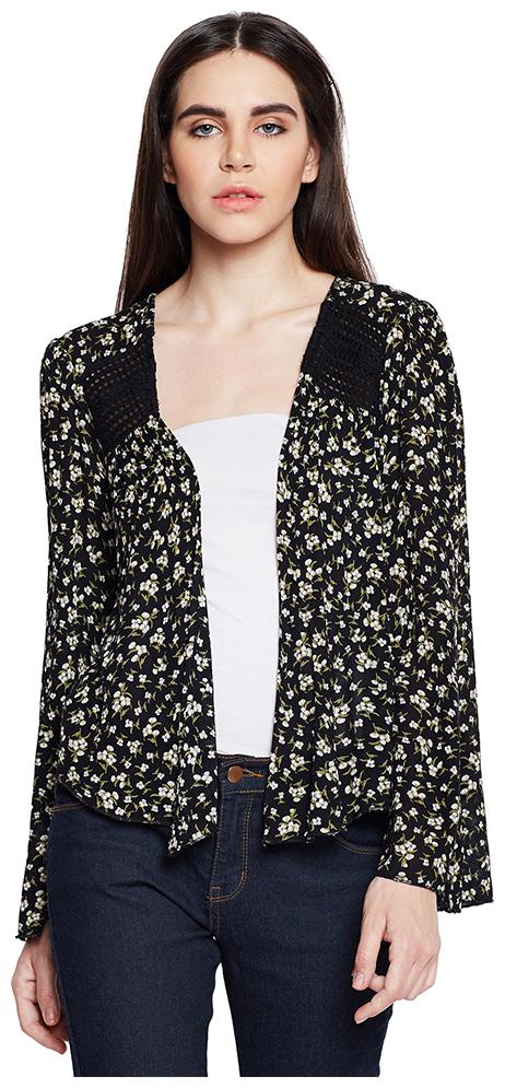 

Floral Power Lace Detail Shrug