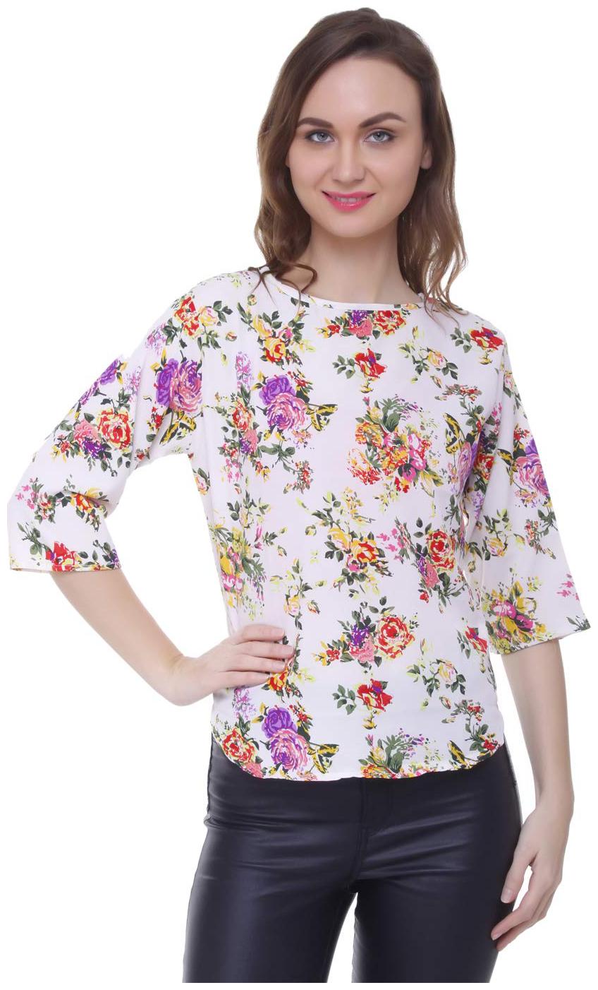 

Floral print stylish top